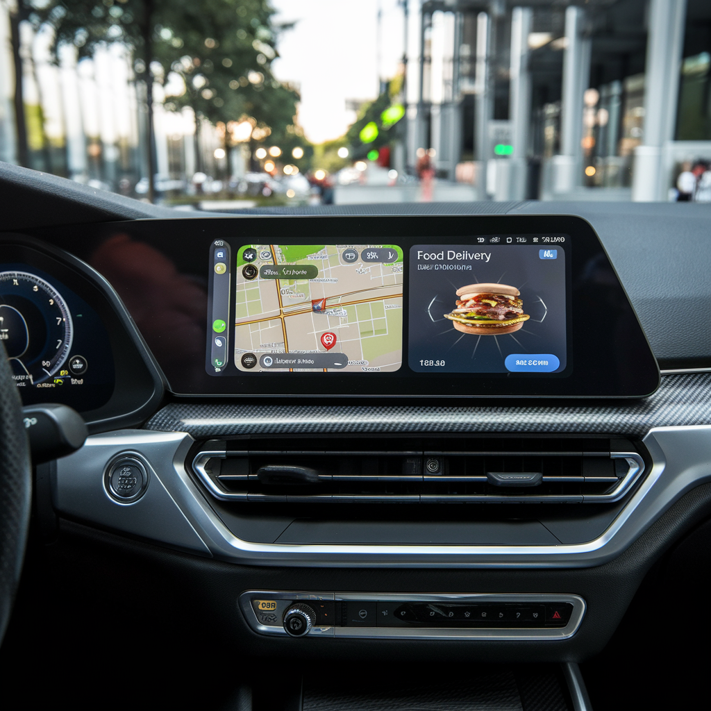 Tableau de bord avec activités en direct sur CarPlay