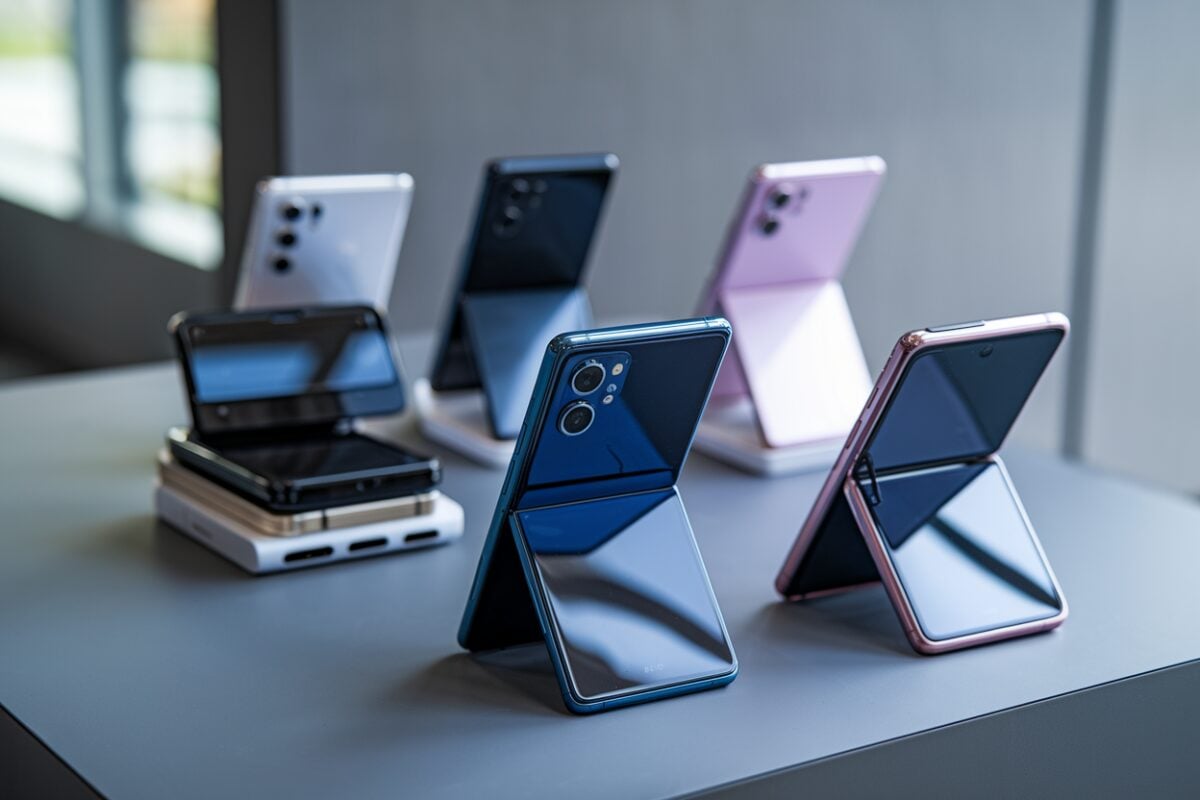Galaxy Z Flip, Fold, Magic V3, Razr... Découvrez les meilleurs smartphones pliables de 2026 Smartphones pliables comme Galaxy Z Fold 6, Magic V3, et Razr 50 Ultra.