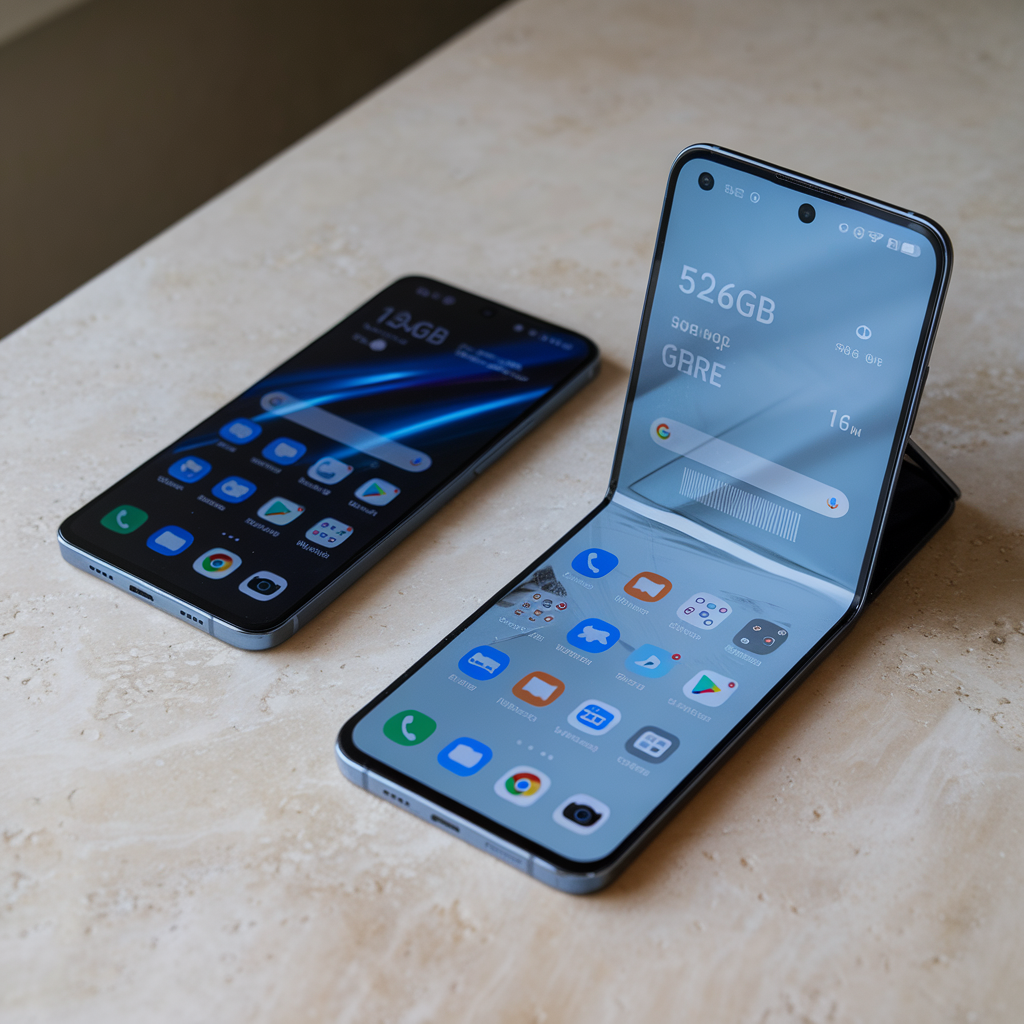 Options de stockage du Vivo Y500i.