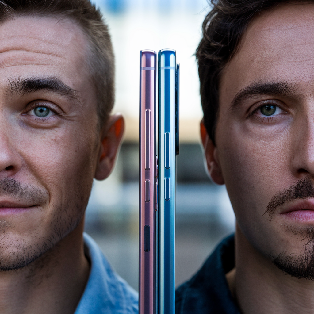 Comparaison entre le Galaxy S26 Ultra et un modèle plus ancien.