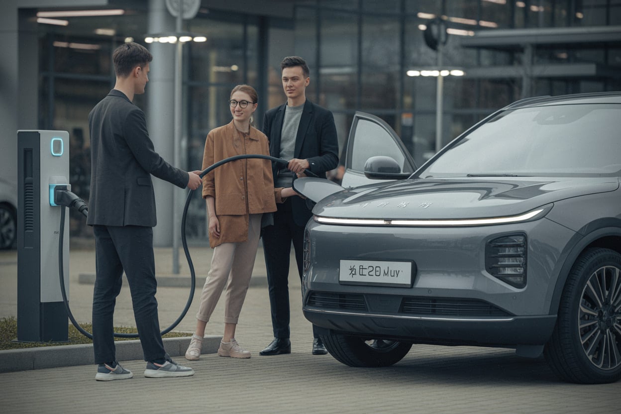 03c9ebd013124a85 En Russie, la pénurie d'essence accélère l'achat de voitures électriques chinoises