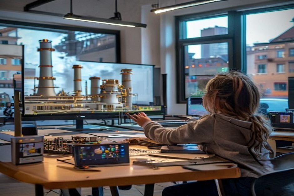 27191aa357d5cc7b À 10 ans, Suisse, centrale nucléaire cohérente dans Minecraft avec logique d'énergie, de contrôle et de sécurité, les ingénieurs surpris