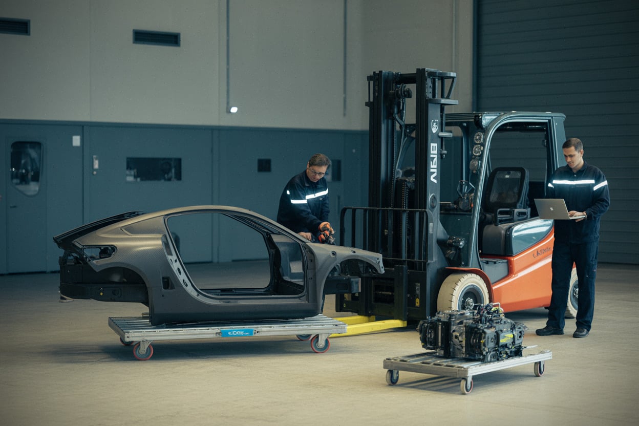 Atelier d’assemblage discret, production limitée d’une hypercar électrique chinoise