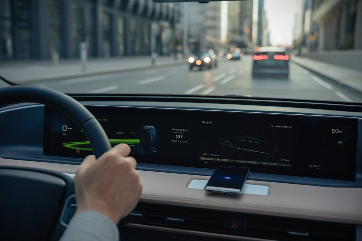 Autonomie affichée après 100 000 km sur tableau de bord électrique