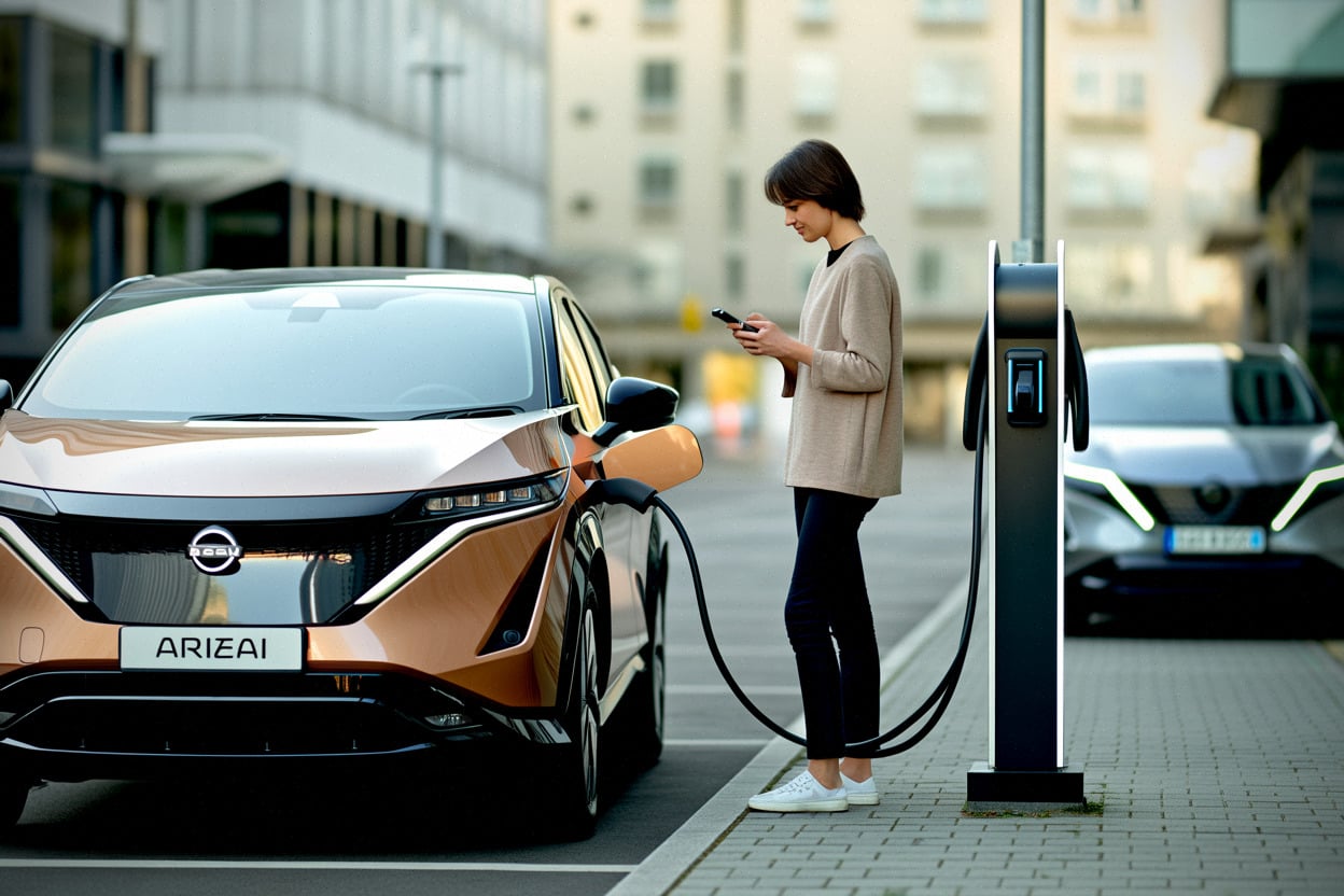 7a83d067b4bdd80f Nissan Ariya 2026 : mise à jour discrète pour tenir tête au Tesla Model Y et aux rivaux chinois