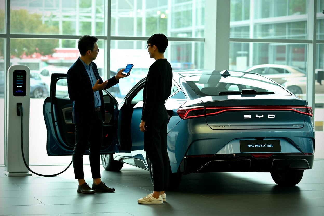 93b8b380be771e1b 2 fois moins chère, tarif BYD revu à la baisse, nouvelle berline électrique, un prix inattendu qui surprend Tesla