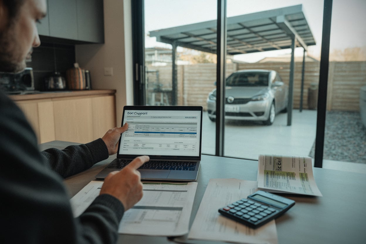 Comparaison de devis pour carport solaire et estimation d’économies d’électricité