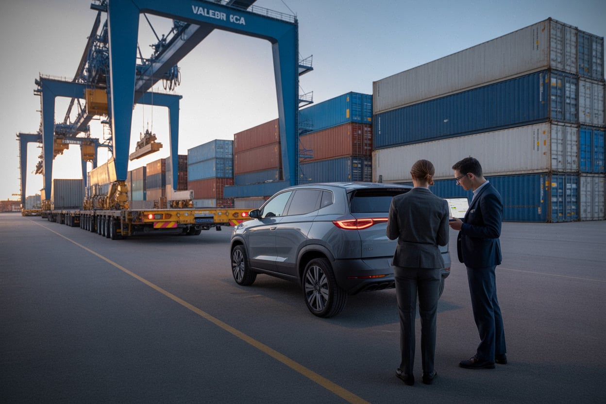 Logistique automobile à Valence liée à l’arrivée de modèles chinois