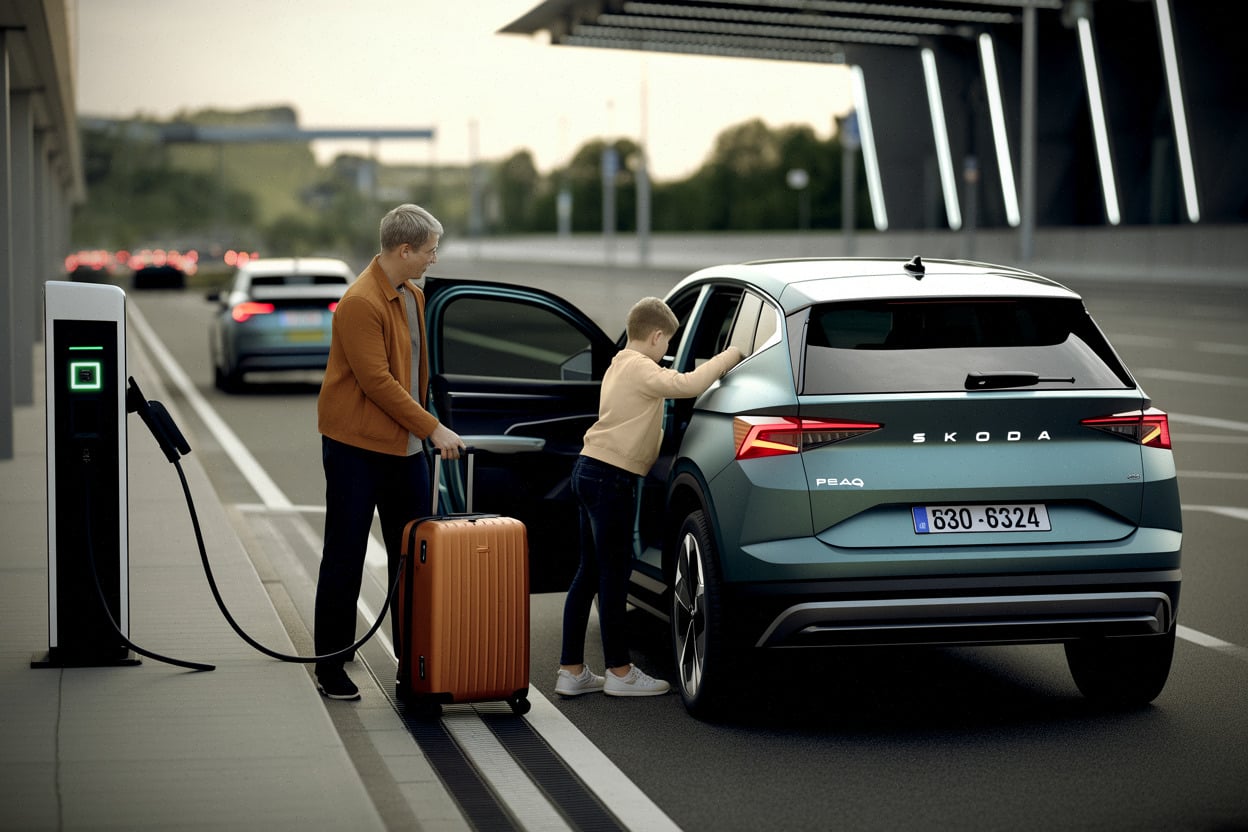 bc2736ef16da6c30 koda Peaq vise les familles avec 7 places et plus de 600 km d'autonomie annoncée