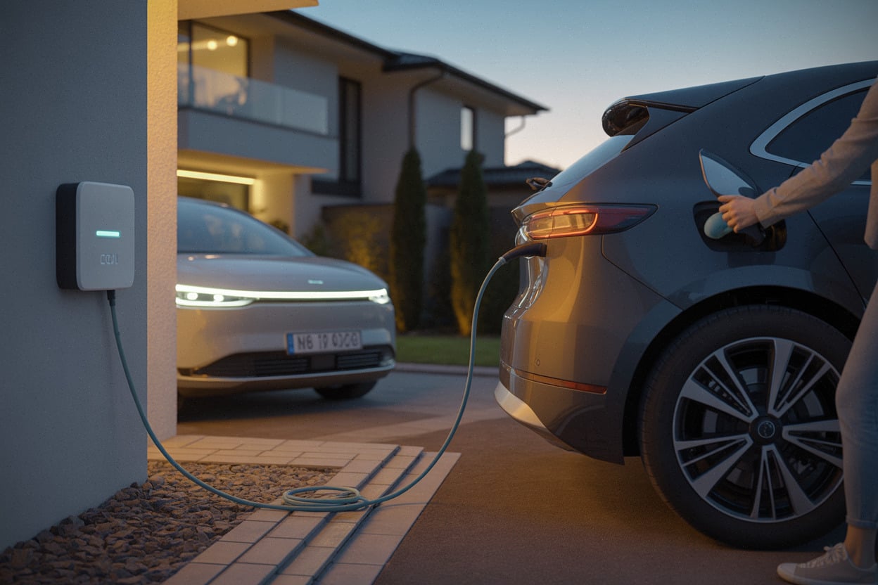 Recharge lente à domicile pour préserver la batterie d’une voiture électrique