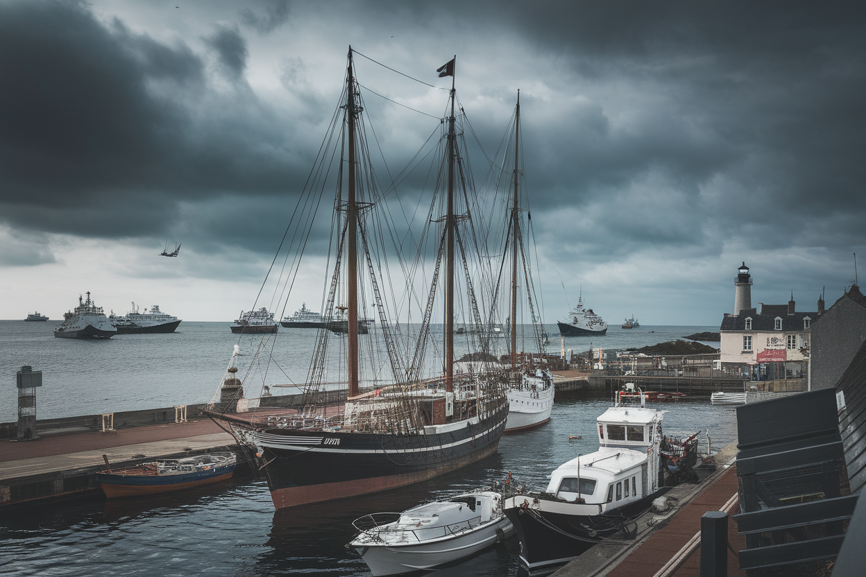 Le port de La Flotte et les Rendez-vous de l'île de Ré, une autre scène maritime