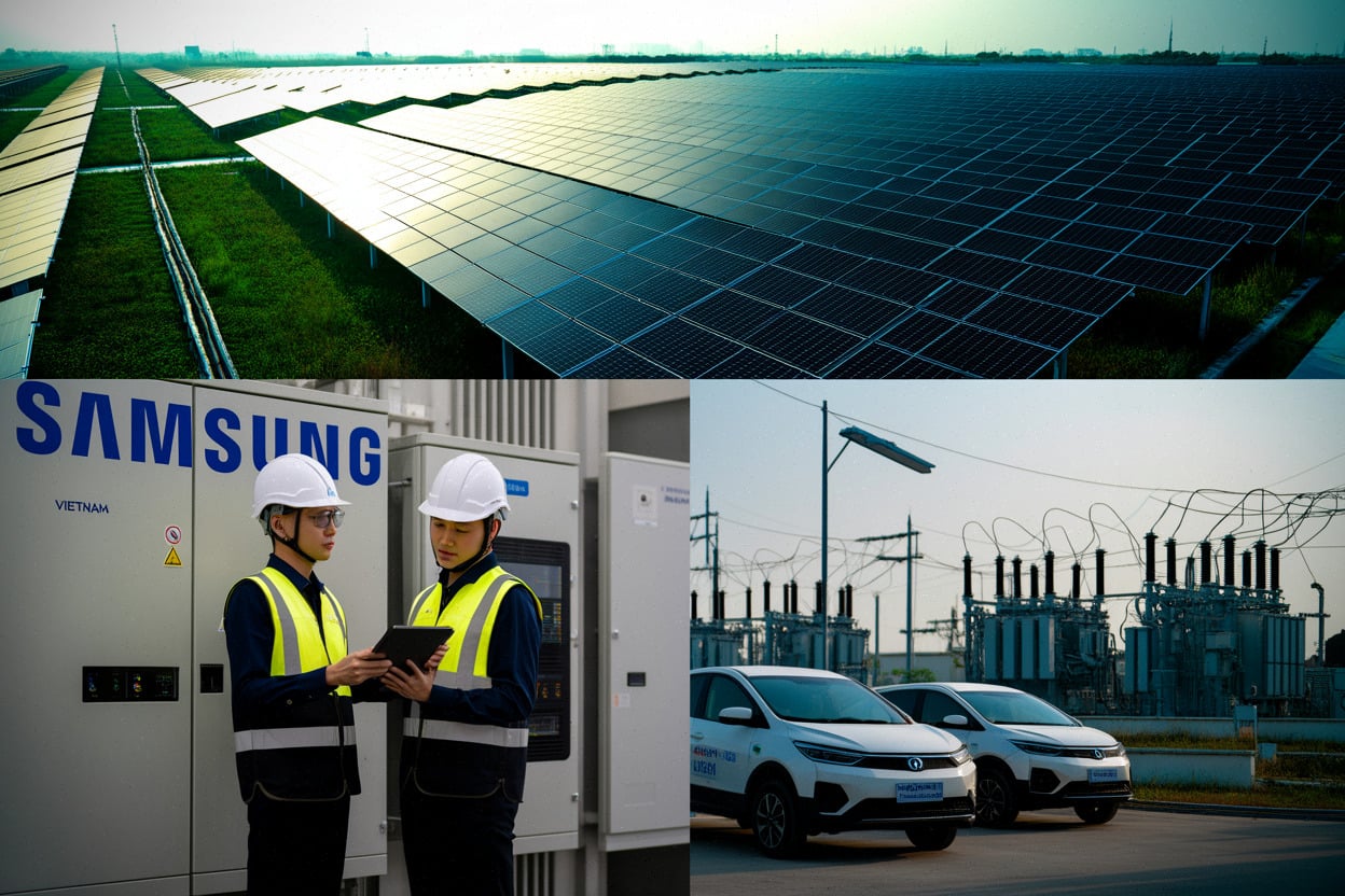 da4758ea02252971 Samsung Vietnam met en service une centrale solaire en toiture de près de 28 MWc