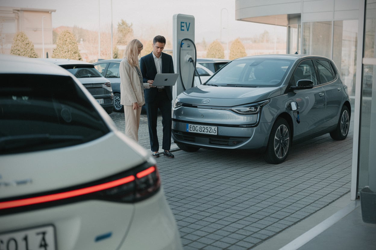 Vente et financement d’une citadine électrique MG en concession européenne