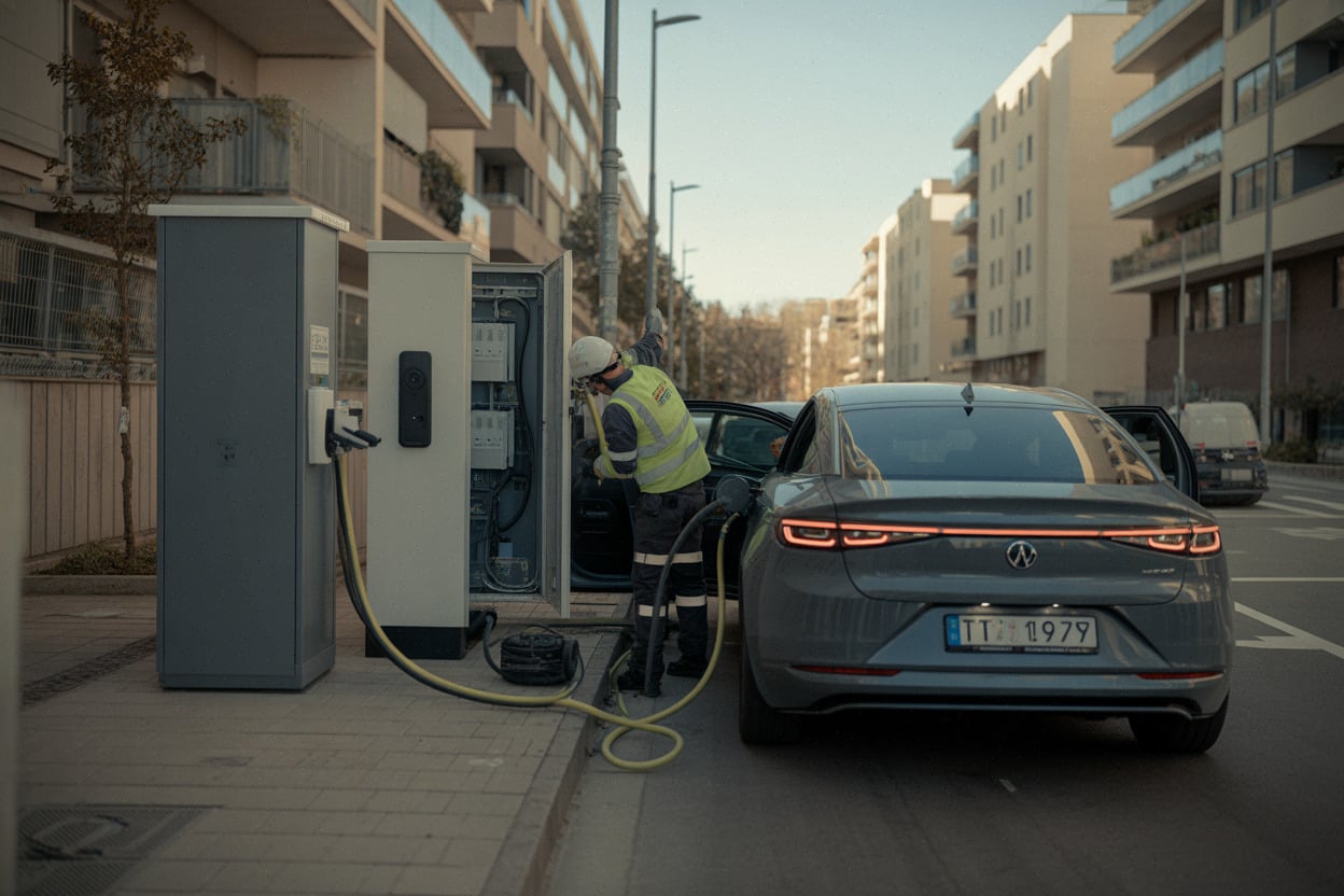 Travaux sur le réseau électrique et équipements de pilotage