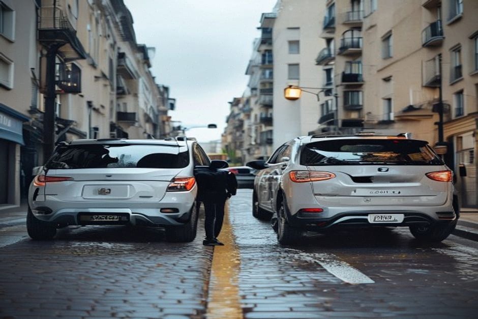 Comparaison visuelle de SUV hybrides concurrents sur rue française