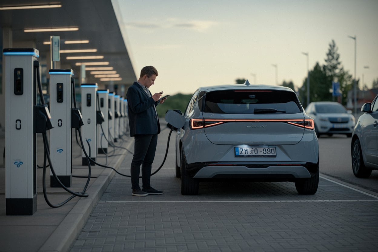 Recharge rapide 800 V et comparaison des tarifs sur borne