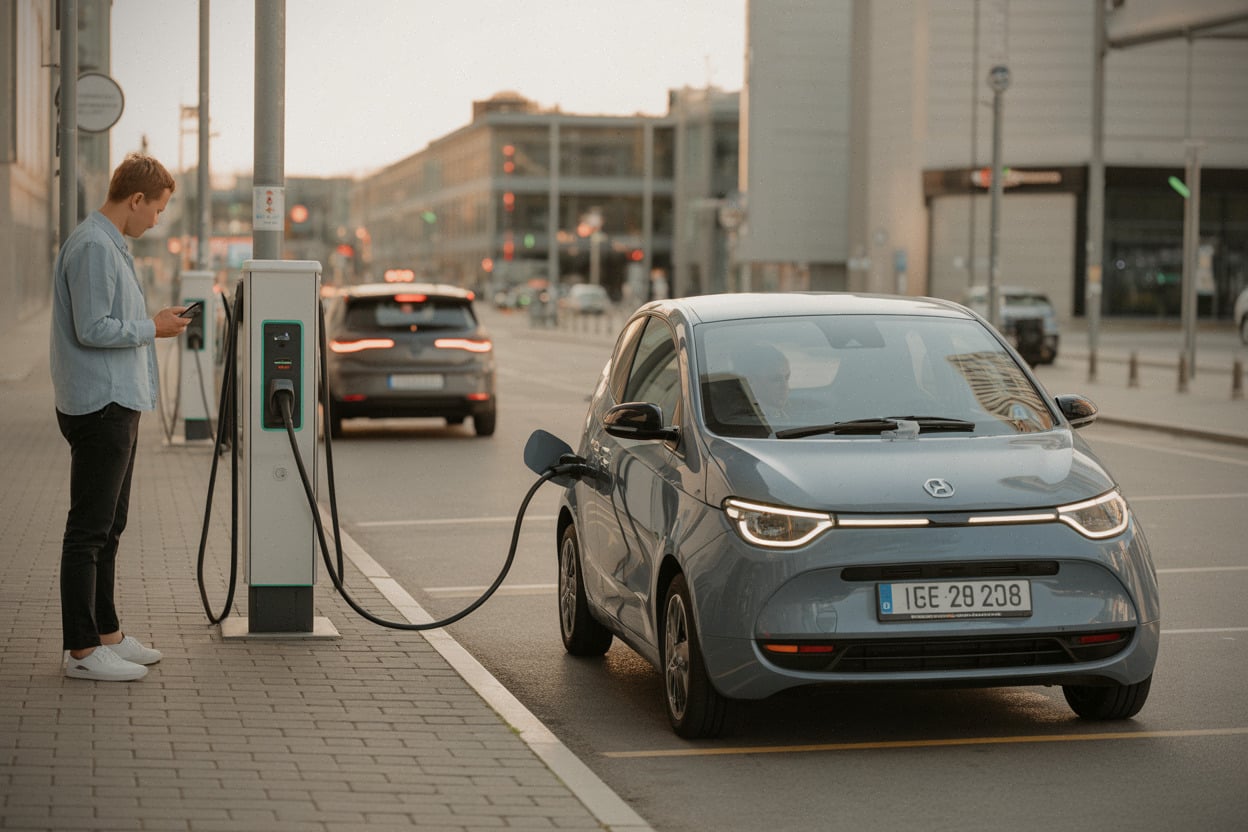 Recharge d’une petite électrique, autonomie visée 250 km, usage quotidien