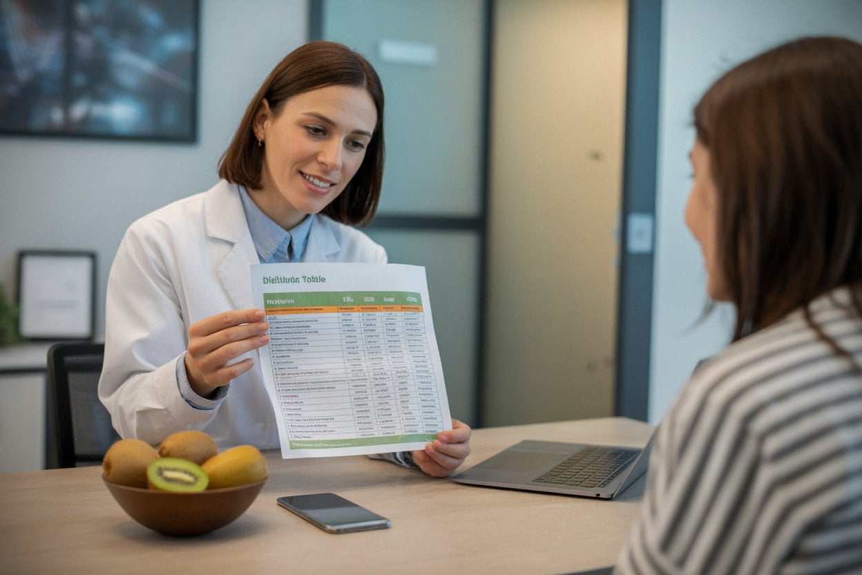Conseil nutritionnel pour choisir entre kiwi jaune et kiwi vert.