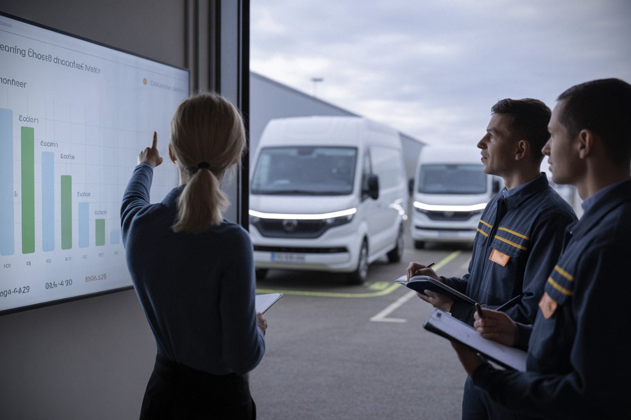 Session de formation éconduite avec télématique pour conducteurs d’entreprise