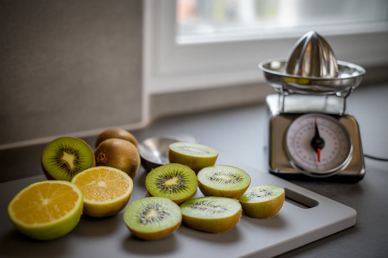 Comparaison kiwi jaune et kiwi vert, vitamines et vitamine C.