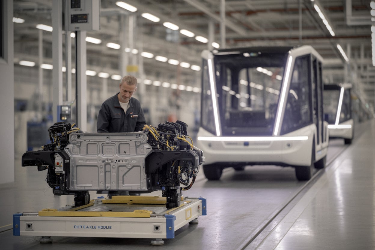 Module de motorisation avant en usine pour véhicules électriques Hyundai