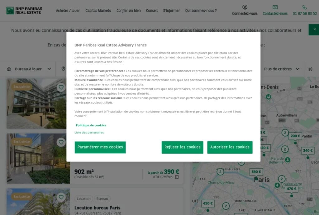 Les principaux secteurs de location de bureaux à Paris Comparaison quartiers bureaux Paris